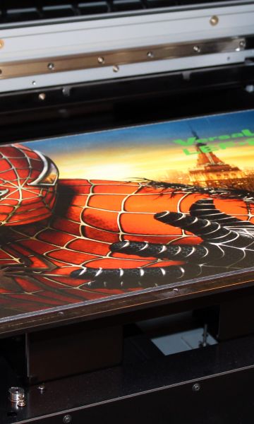 A Lite Spiderman print