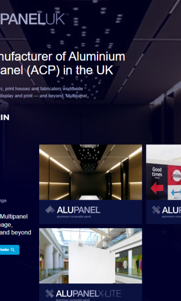 Website home page image