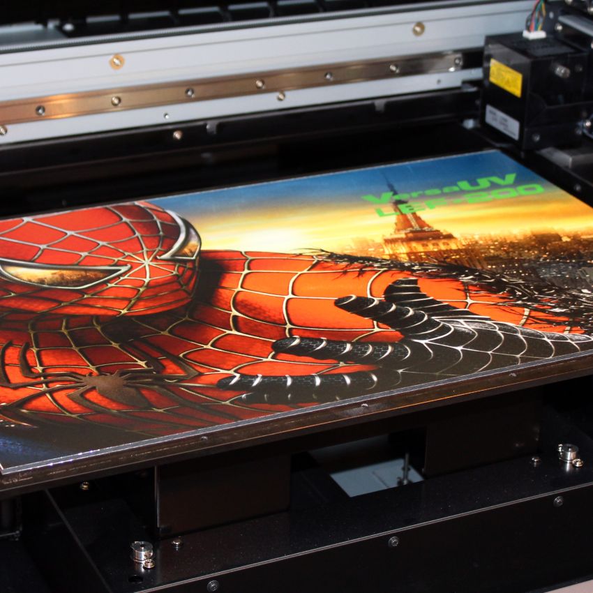 A Lite Spiderman print