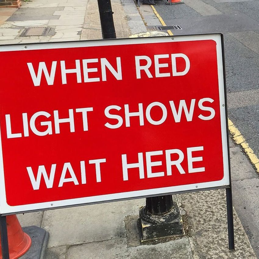 Alupanel traffic information road sign