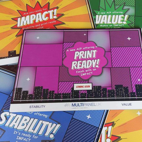 Impact print ready still red