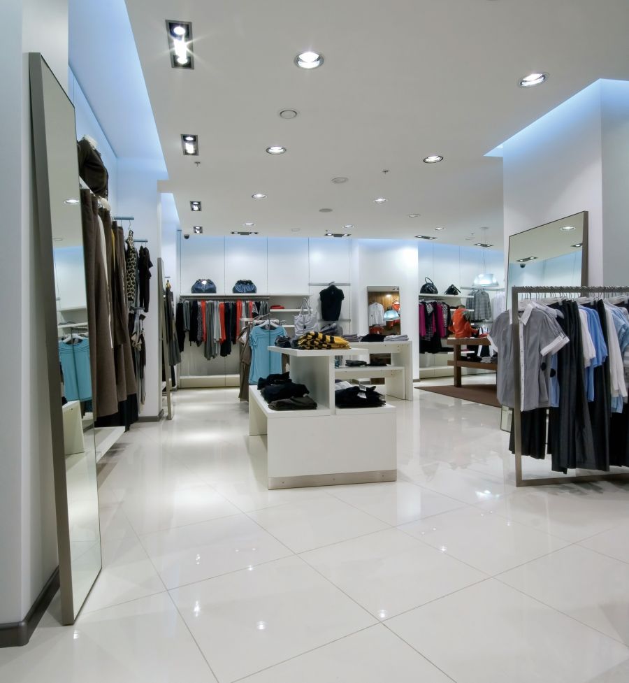 Clothing store image shutter