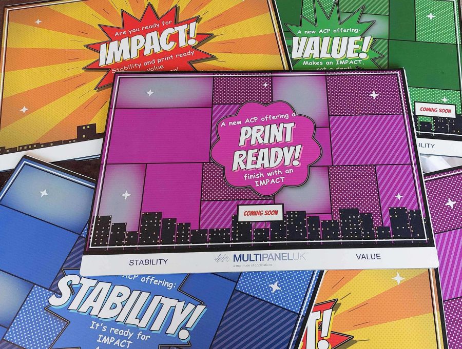 Impact print ready still red